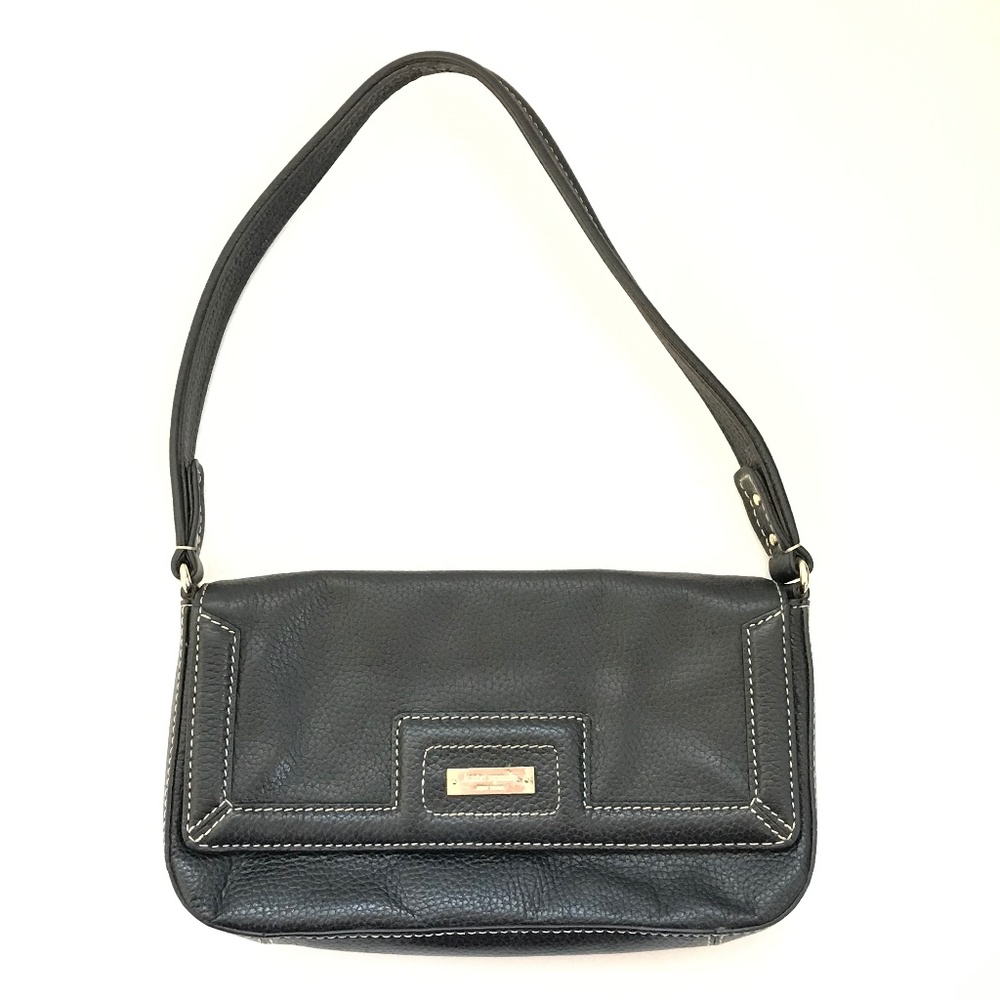 KATE SPADE Black Leather Handbag Vintage Shoulder Bag